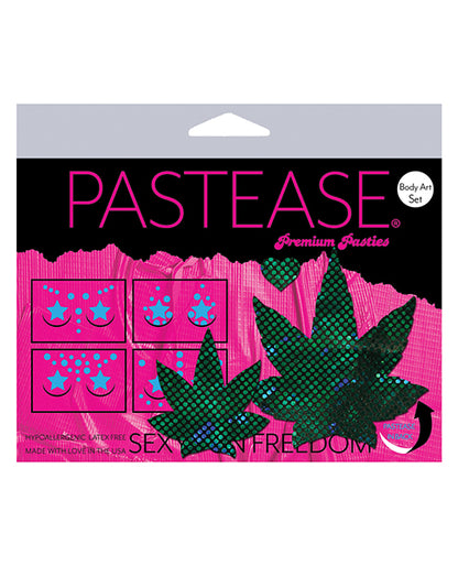 Pastease Body Set Disco Leaf - Green O/s