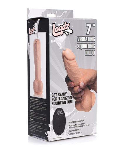 Loadz Ldz 7" Squirting Dildo - Light