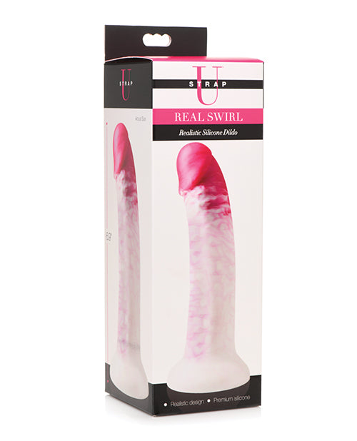 Strap U Real Swirl Realistic Silicone Dildo